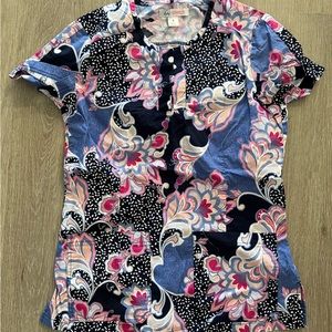 KOI Stretch Scrub Top